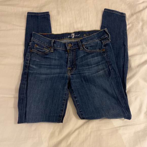 7 for all man kind skinny jeans - Picture 3 of 4